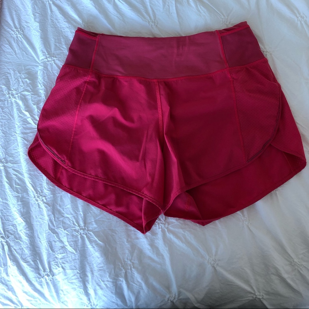 Lululemon 2.5” high rise shorts